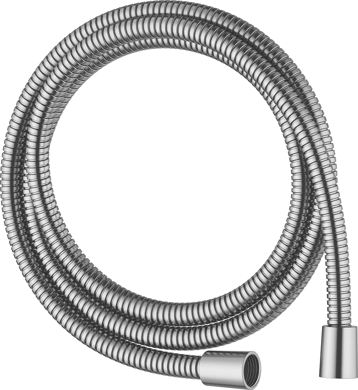 Duschslang 1750 mm, borstad krom
