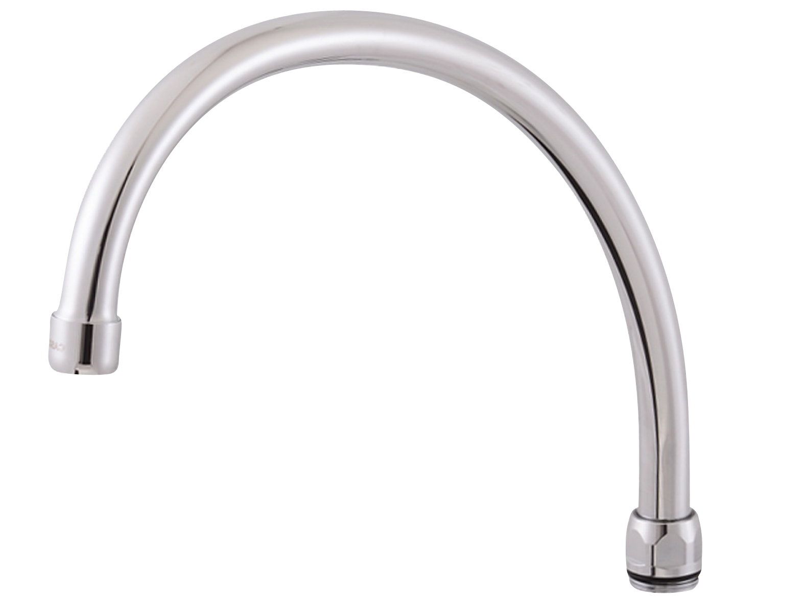 Utloppspip, krom – 9000